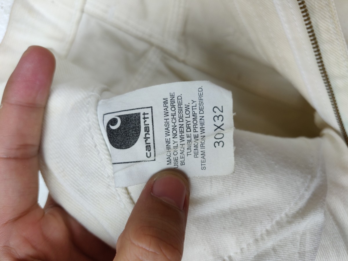 White Cargo Worker Pant Trouser - 17