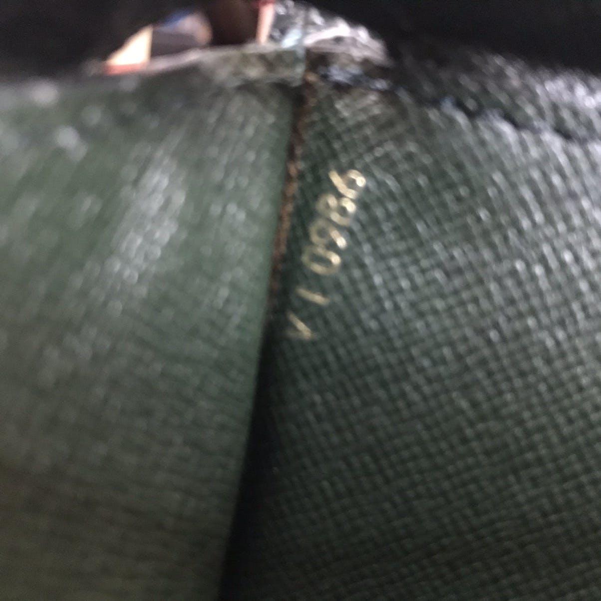 ‼️ VTG 1996 LOUIS VUITTON BRIEFCASE GREEN EPI LEATHER - 17