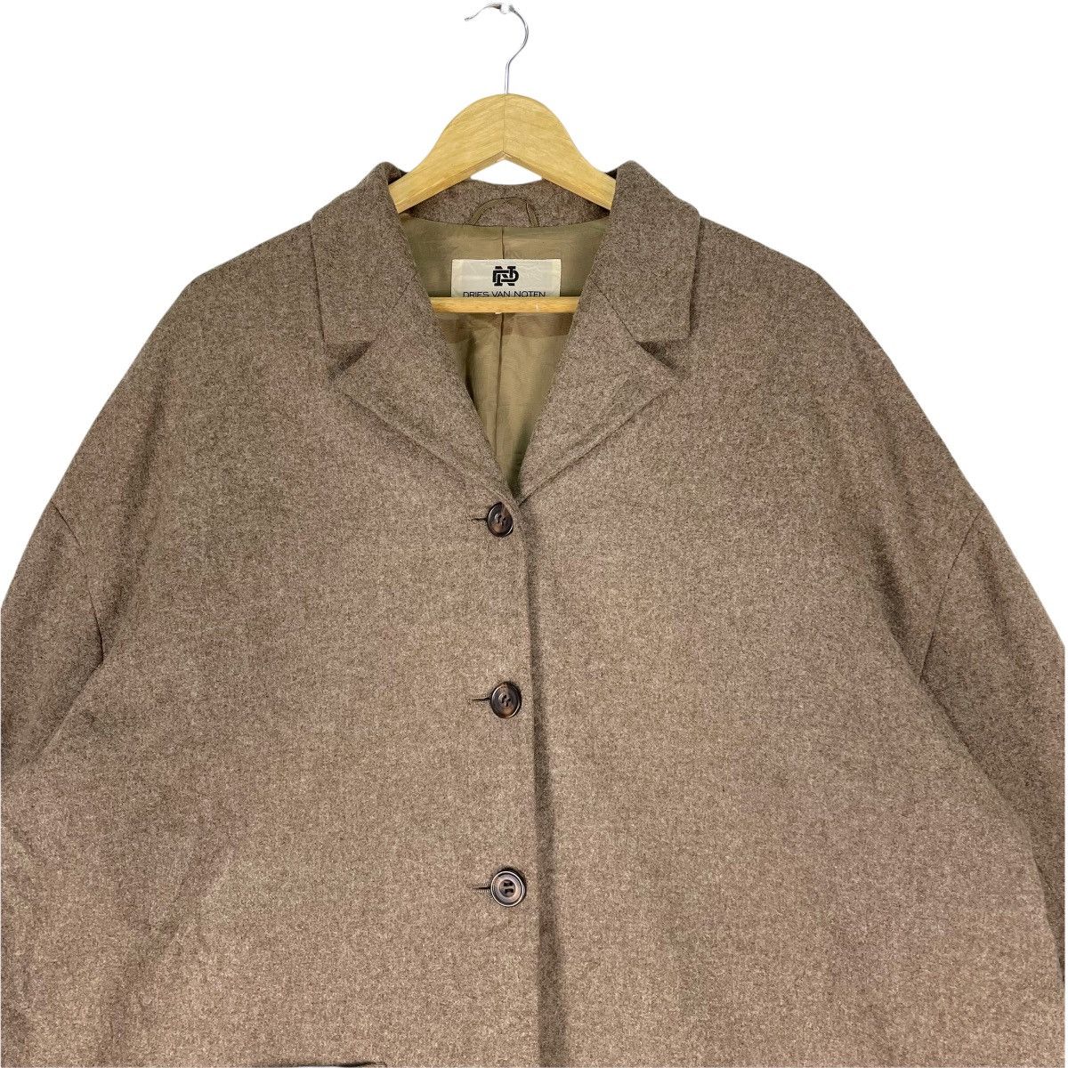 🔥DRIES VAN NOTEN Wool Button Jacket - 4