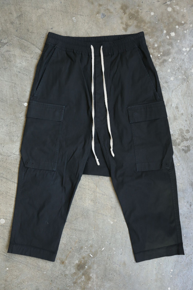 Rick Owens - S/S 18 - Cargo Cropped Sarouel Pants - 1