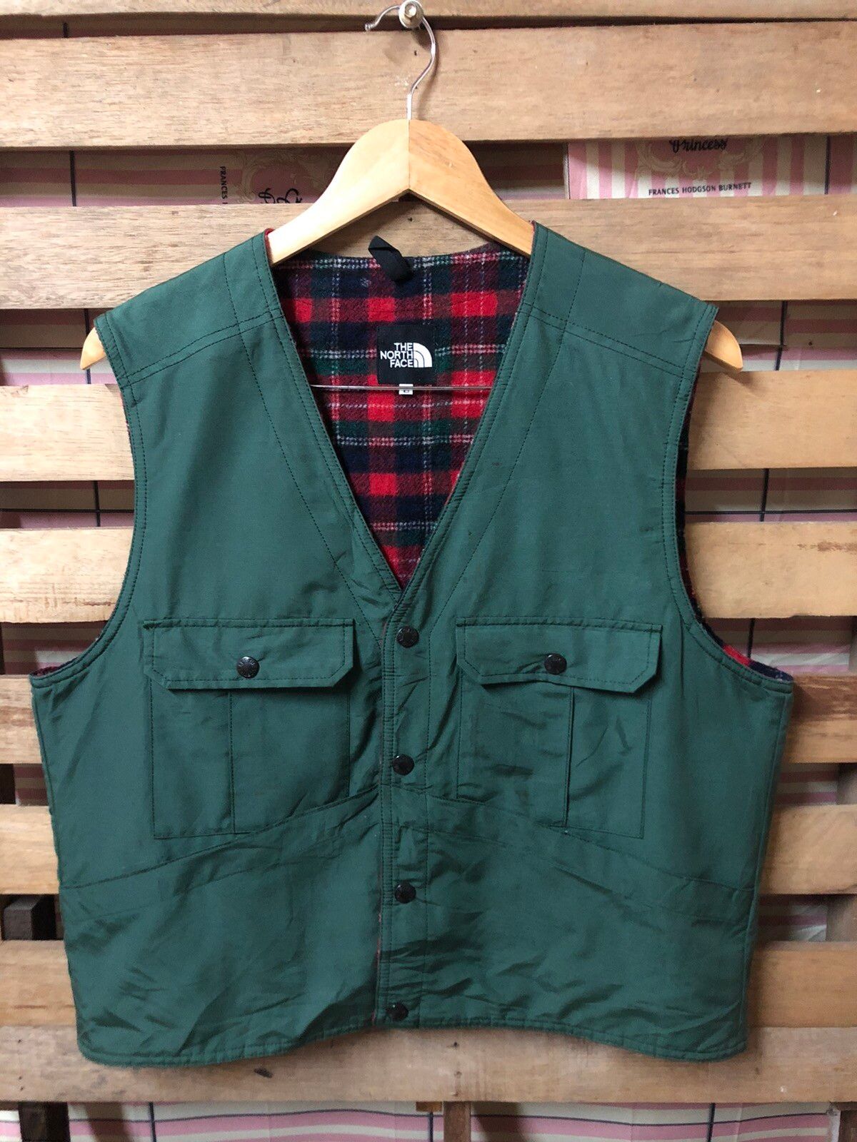 The North Face Vest Jacket Lined Pattern - 1