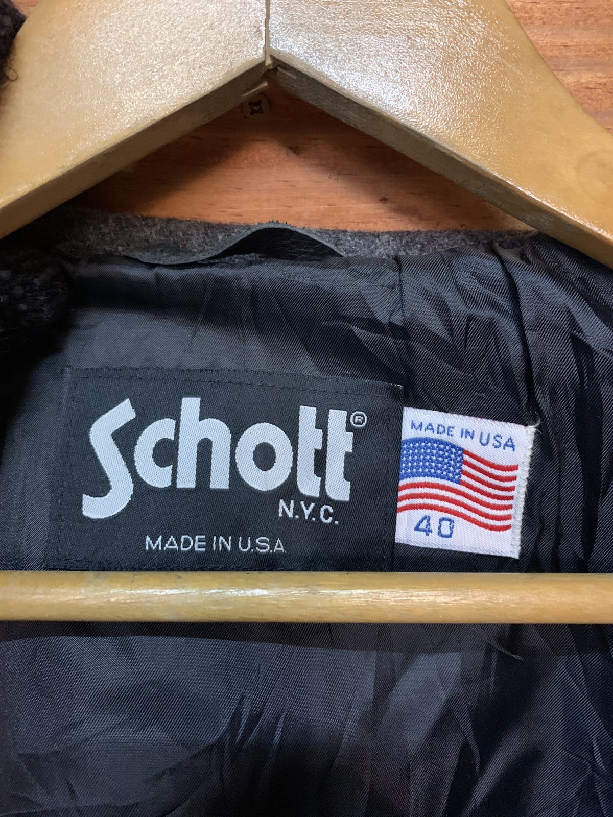 Vintage Schott Wool Duffels Coat Made In USA - 6