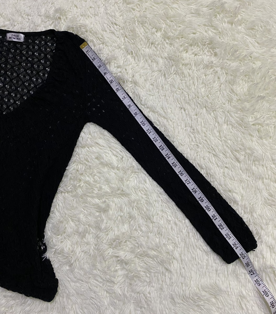 Japanese Brand - Drea Myminx Crochet Sweater Pullover - 12