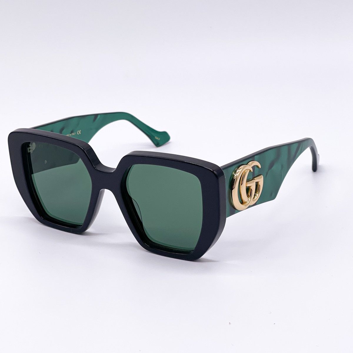 NEW GUCCI GG0956S 001 BLACK GREEN WOMEN’S SUNGLASSES GUCCI - 6