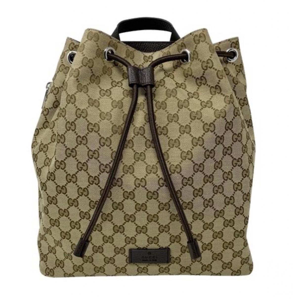  Gucci Gg Supreme Logo Travel Monogram Gg Canvas backpack - 7
