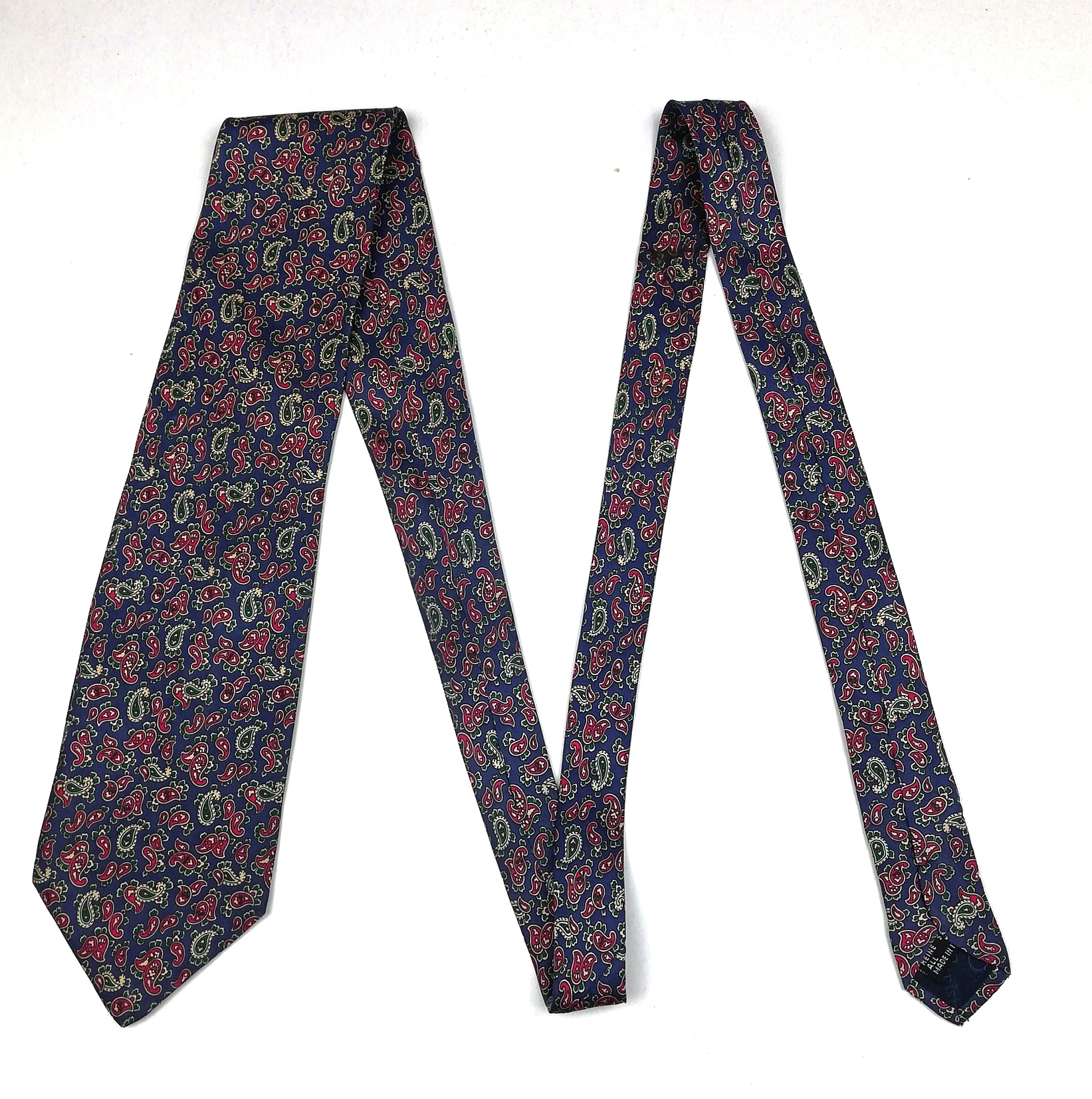 Christian Dior Monsieur - Authentic Christian Dior Monsieur Paisley Design Silk Tie - 9