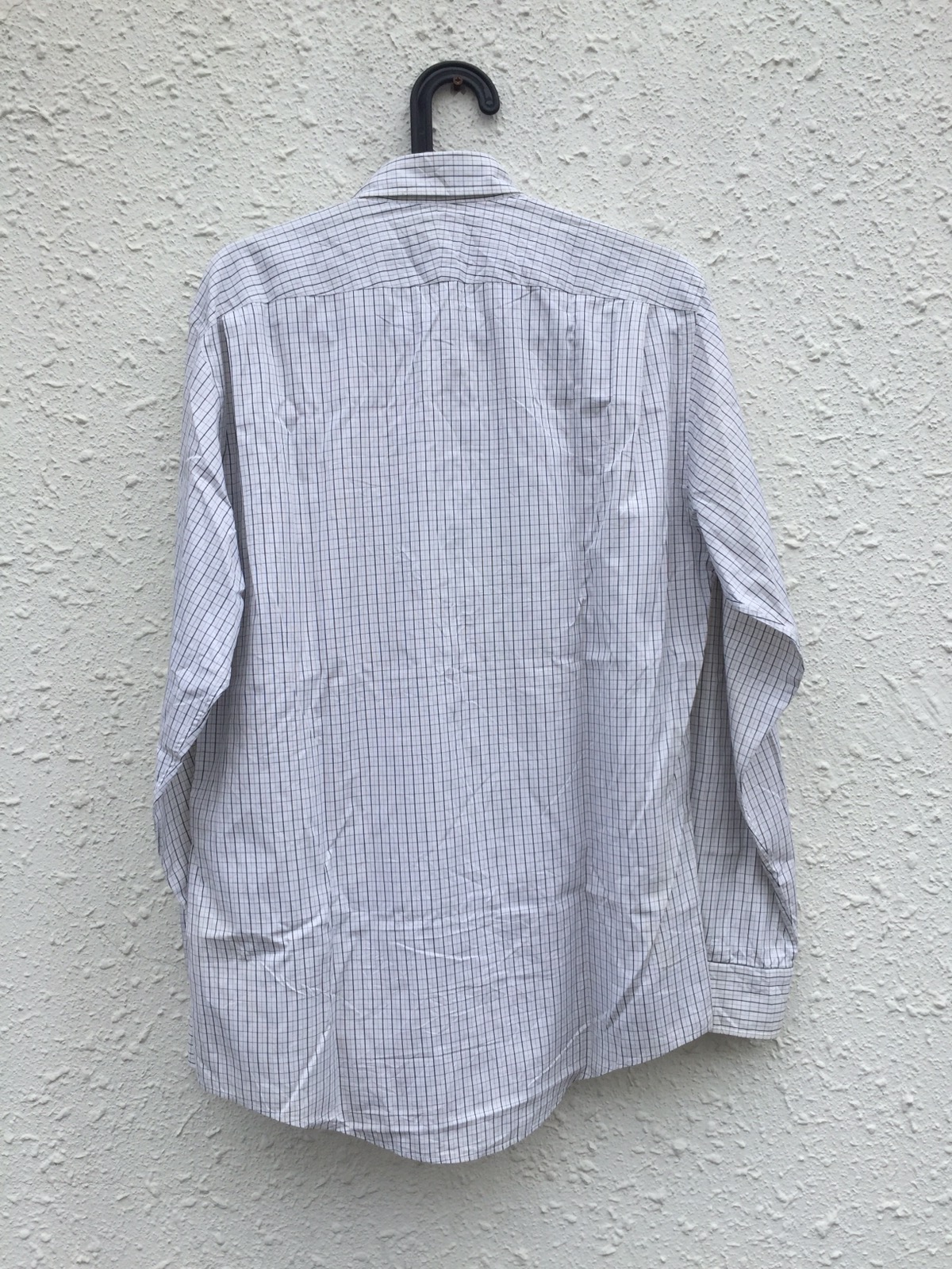 Vintage Hermes Basic Checkered Long Sleeve Shirt - 8