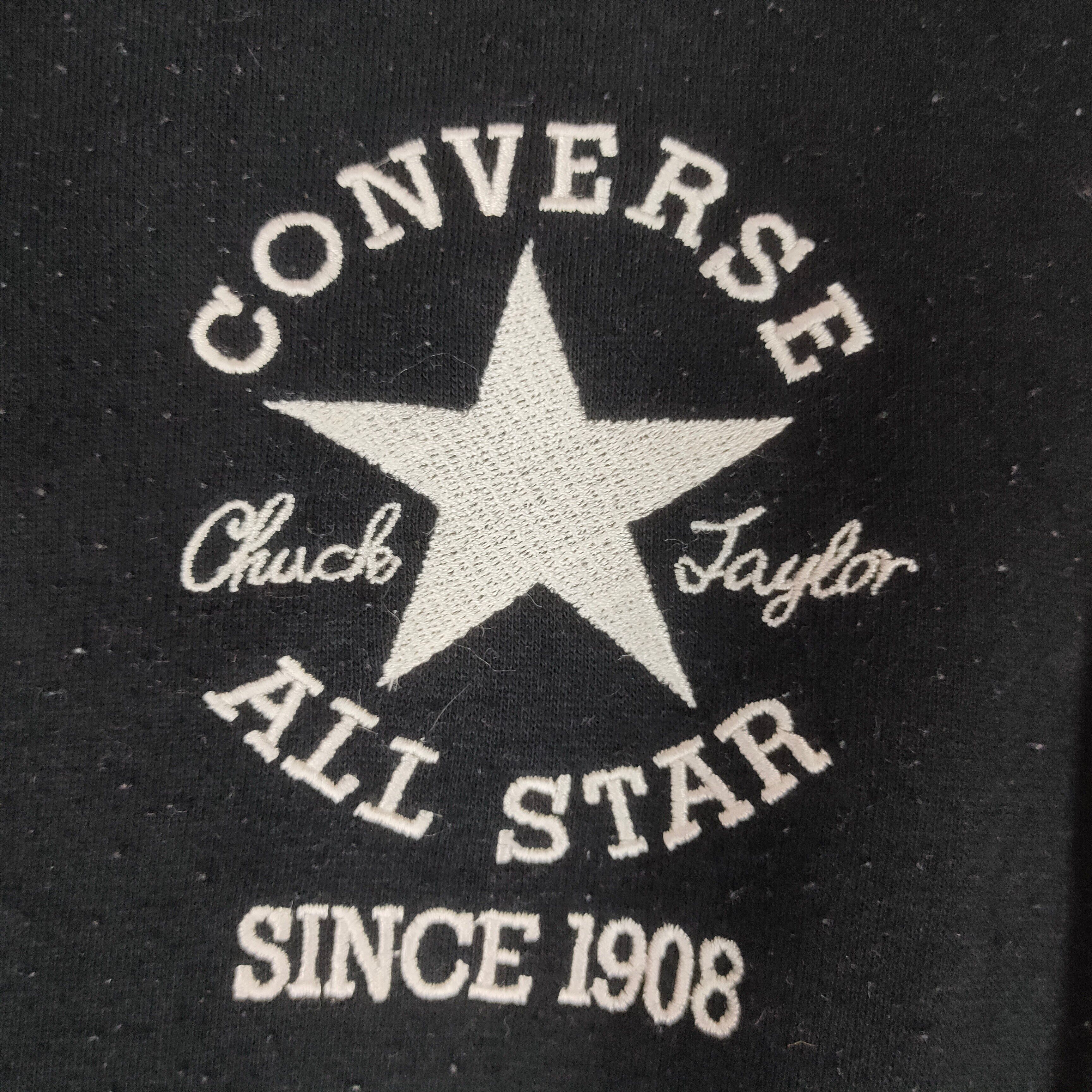 Vintage CONVERSE Embroidery Logo Full Button M Size Varsity - 3