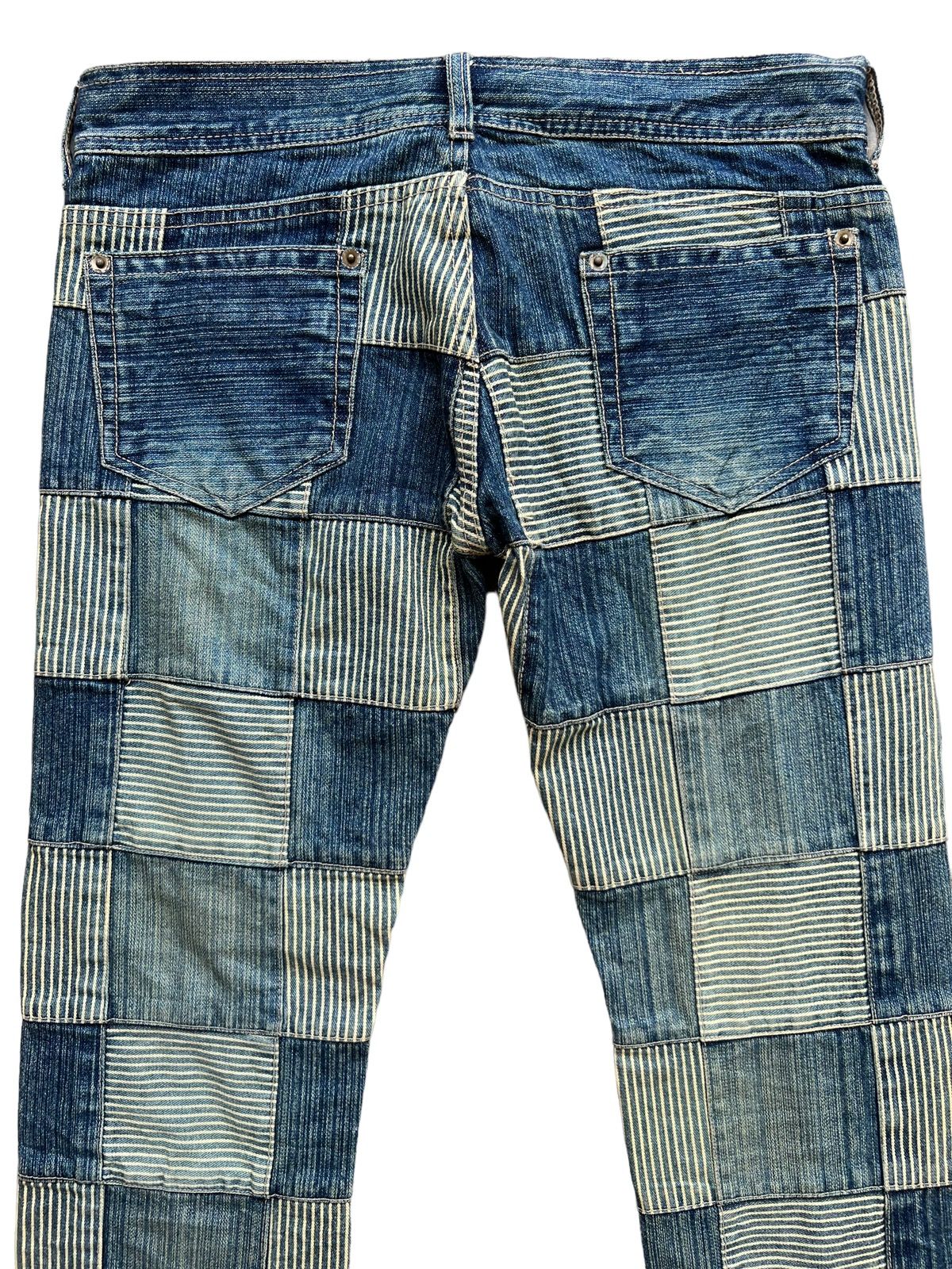 Japanese Brand Inspired by Kapital Patchwork Jeans 31x28.5 - 5