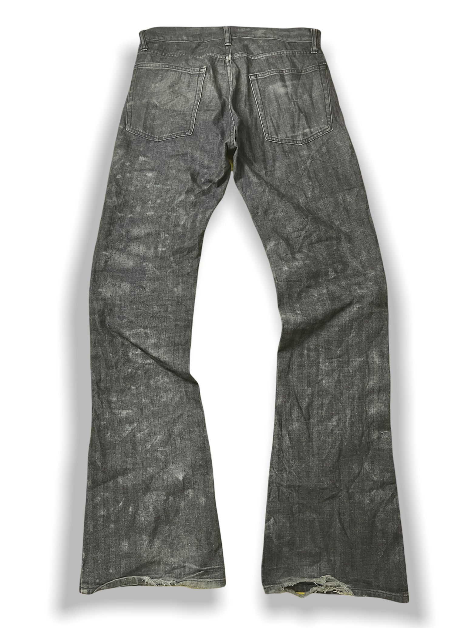 Japanese Brand - Distressed EDGE RUPERT Flare Denim Jeans HISTERIC STYLE - 11