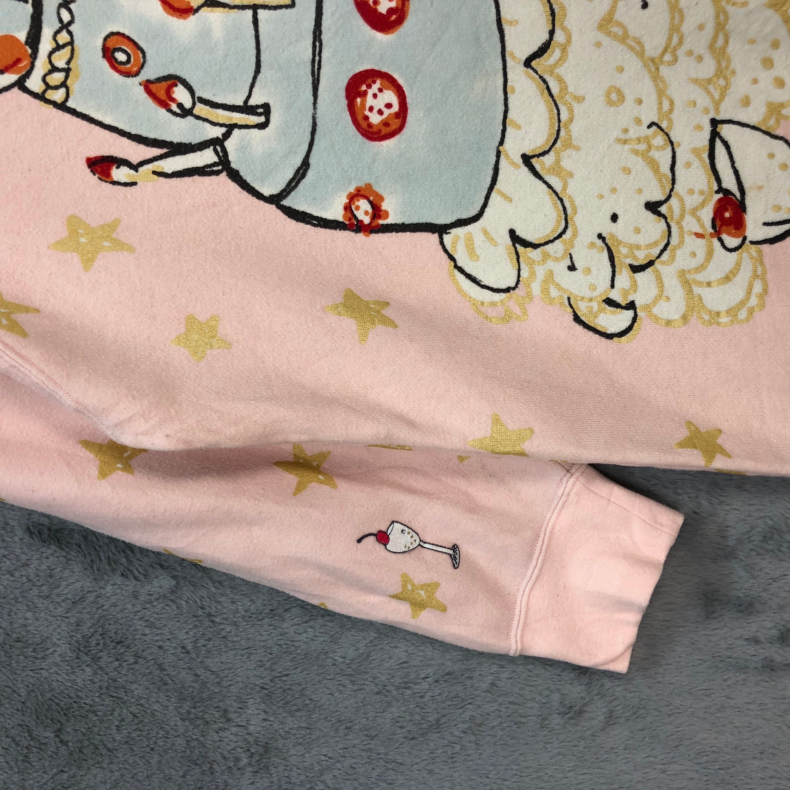 Tsumori Chisato Sleep Star Fleece Long Sweatshirts #5682-202 - 6
