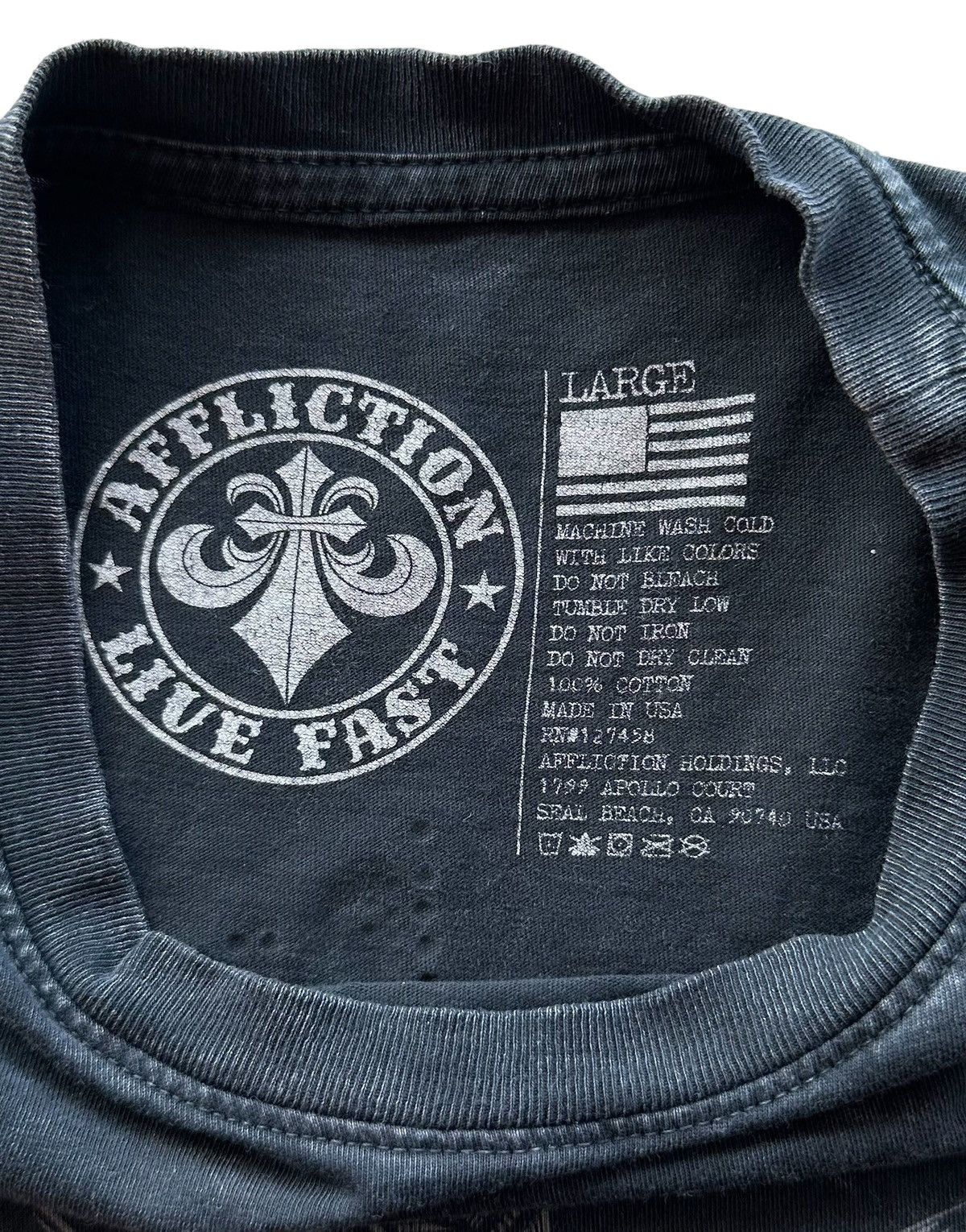 Archival Clothing - Affliction Black Label Live Fast MCMLXXIII - 8