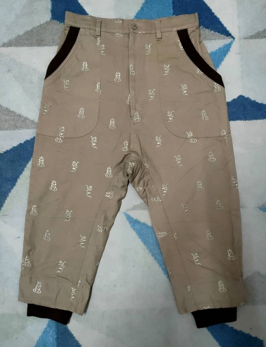 Designer - Ne-Net Embroidered Cropped Pant - 1