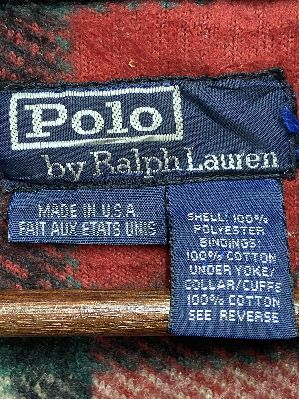 Vintage Polo Ralph Lauren Check Fleece Jacket - 5