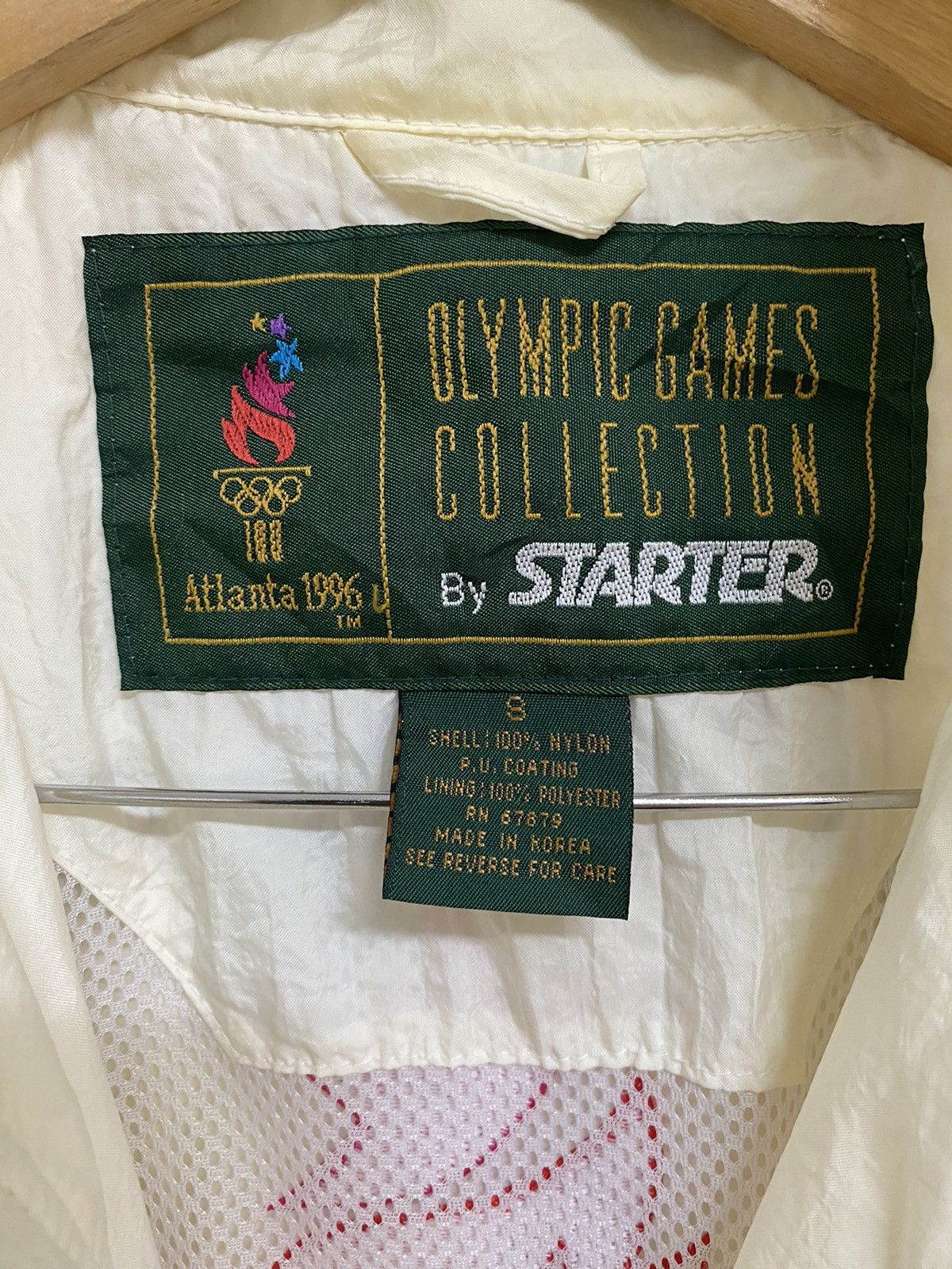 Vintage Starter Olympic Atlanta 1996 Windbreaker Jacket - 8