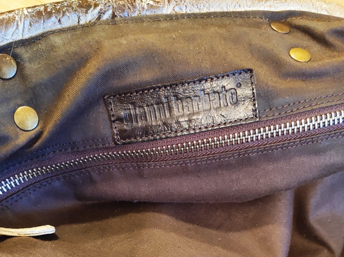 Gianni Barbato - Exotic leather travel bag.Like Gucci or Saint Laurent. - 7