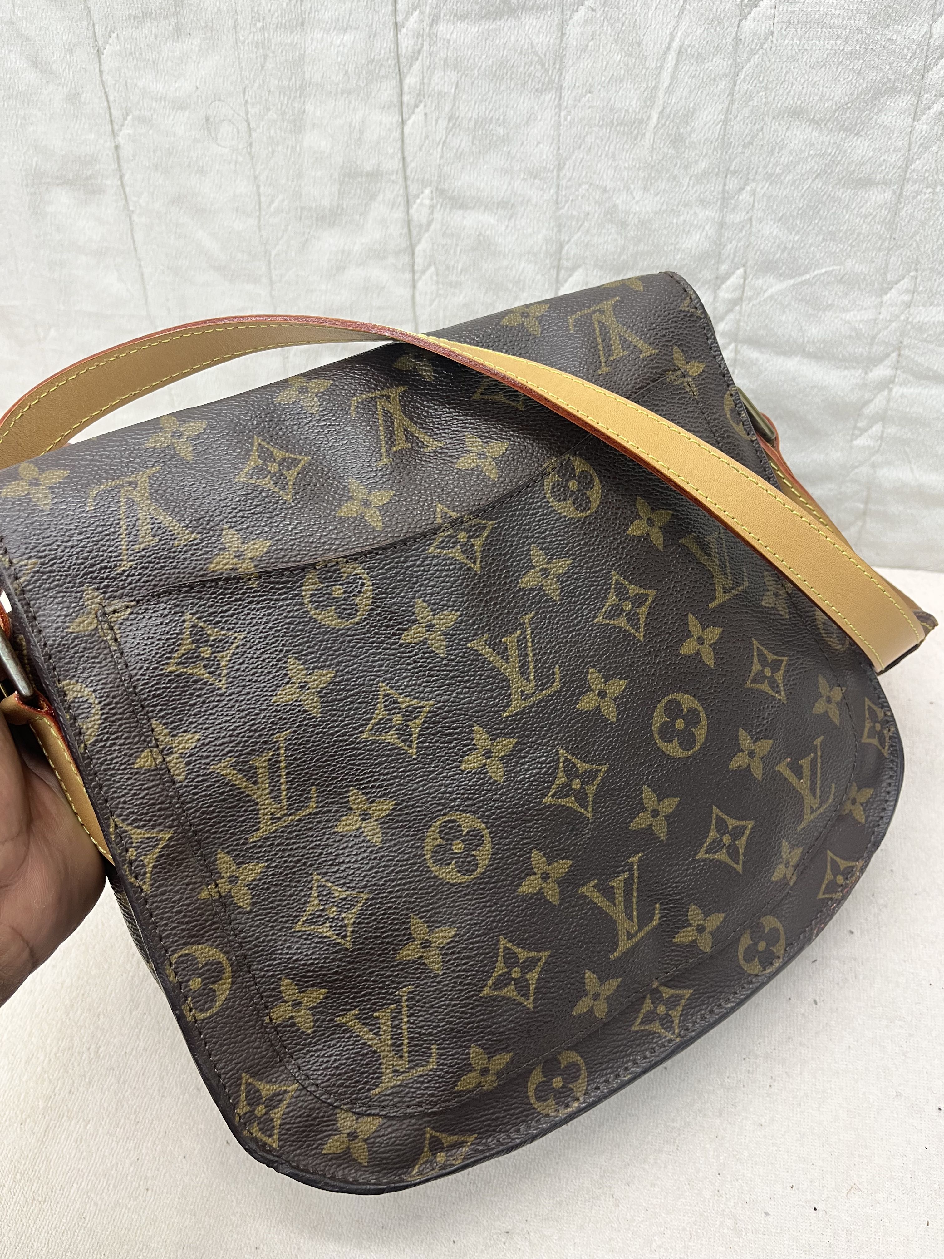 VTG MONOGRAM LOUIS VUITTON SAINT CLOUD SHOULDER BAG - 2