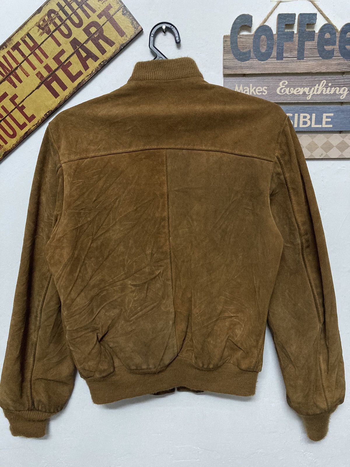 Vintage Schott Suede Full Leather Jacket - 2