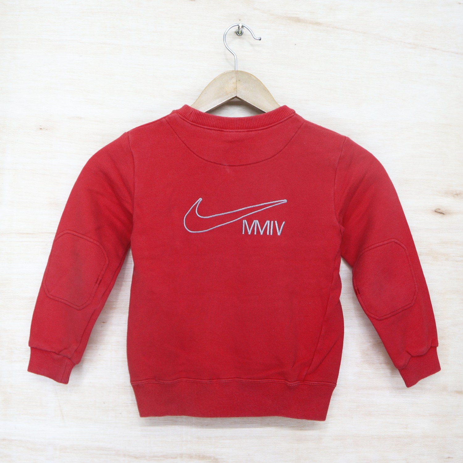 Vintage 90s NIKE Big Logo Embroidered Sweater Sweatshirt Pullover Jumper For Kids - 5
