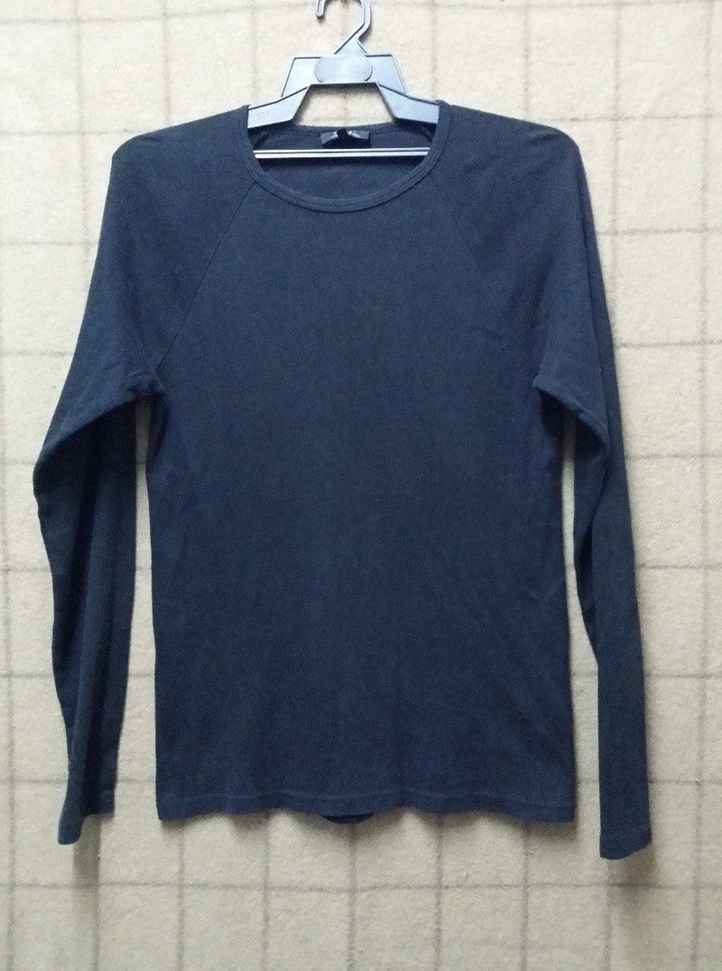 A.P.C RUE DE FLEURUS PARIS BLANK LONG SLEEVE SHIRT - 1
