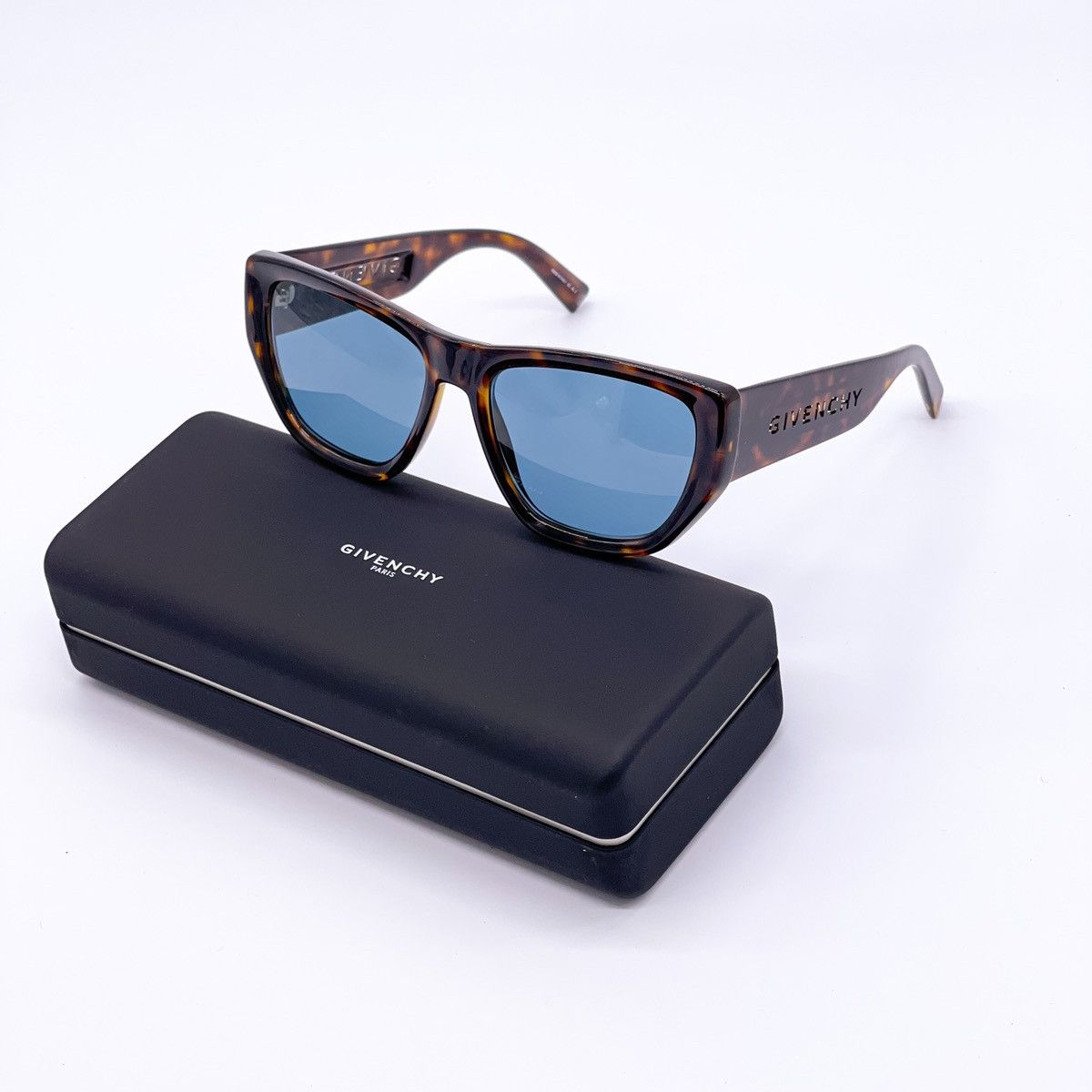 NEW GIVENCHY GV7202/S 086 HAVANA BLUE SUNGLASSES GV 7202/S - 1