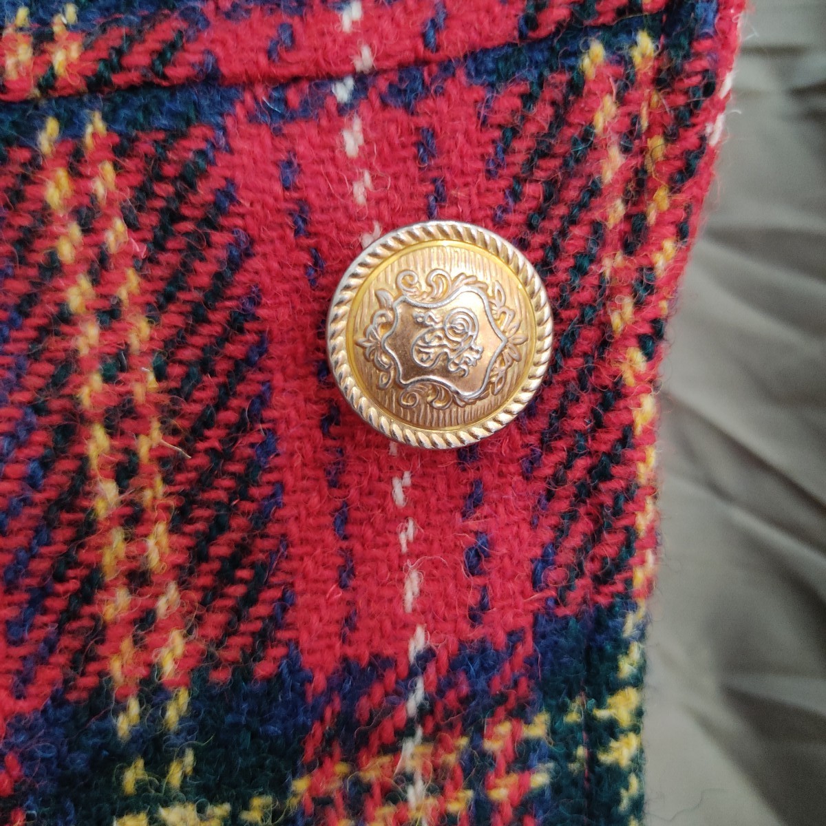 Harris Tweed - Nepenthes Harris Tweed Needles Rebuild Wool Flannel Jacket - 5
