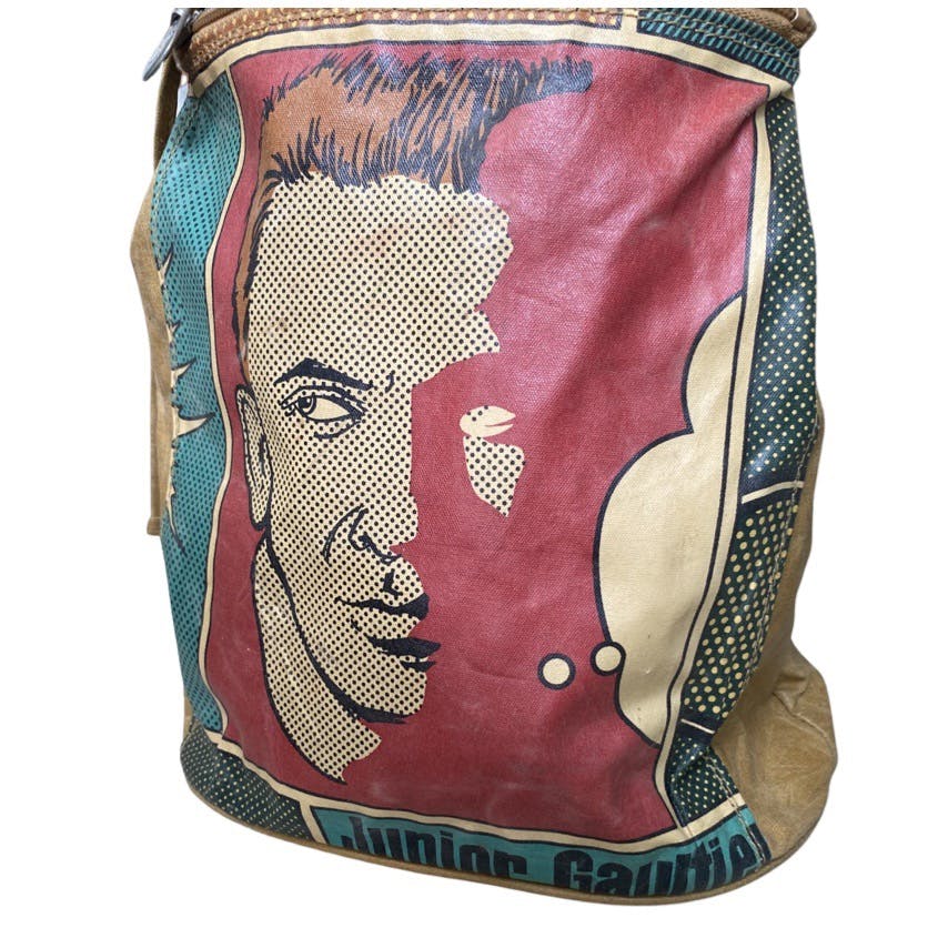 Junior Gaultiet Pop Art Wax Canvas Cross Body Bag - 2