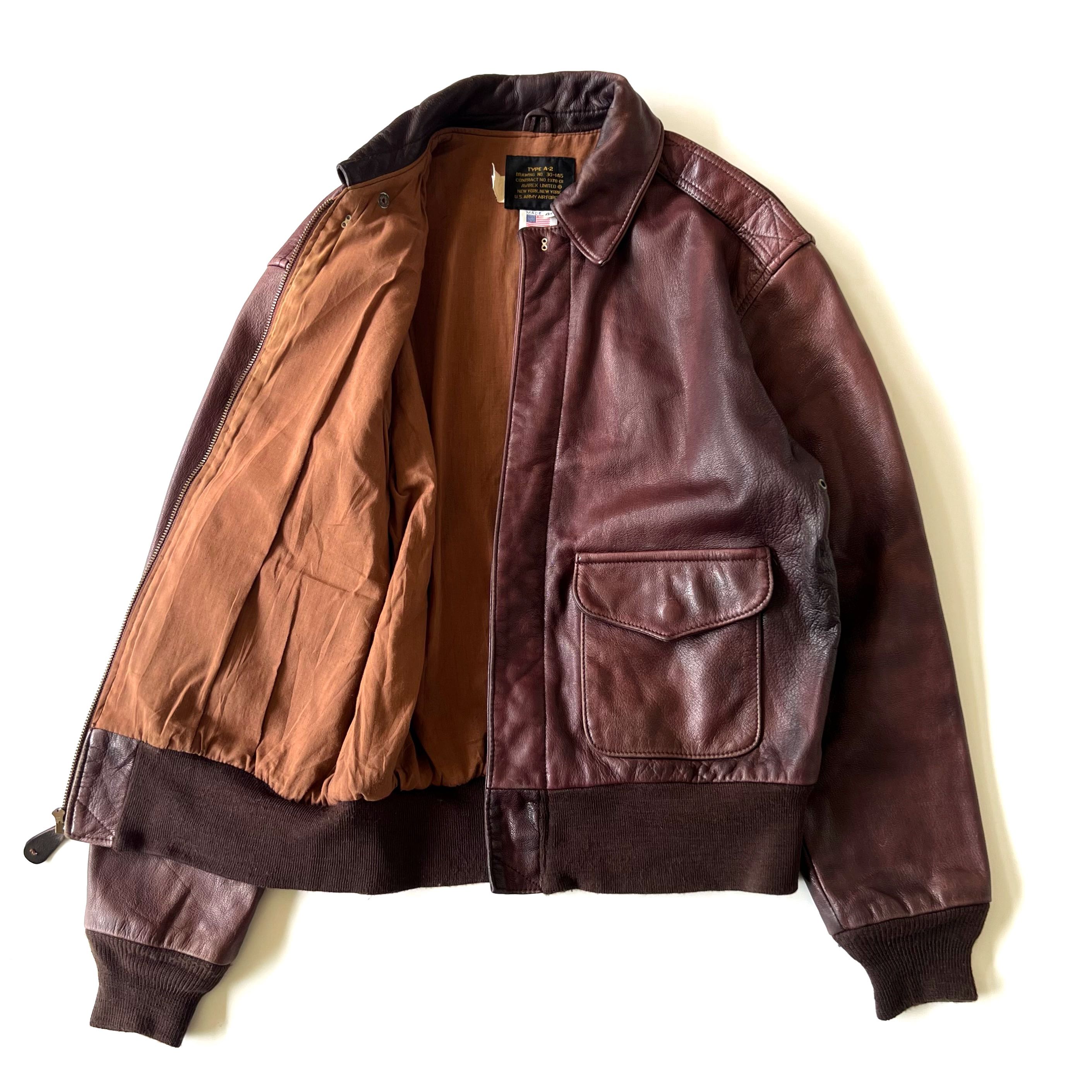 Avirex Type A2 Horsehide Leather Flight Jacket - 11