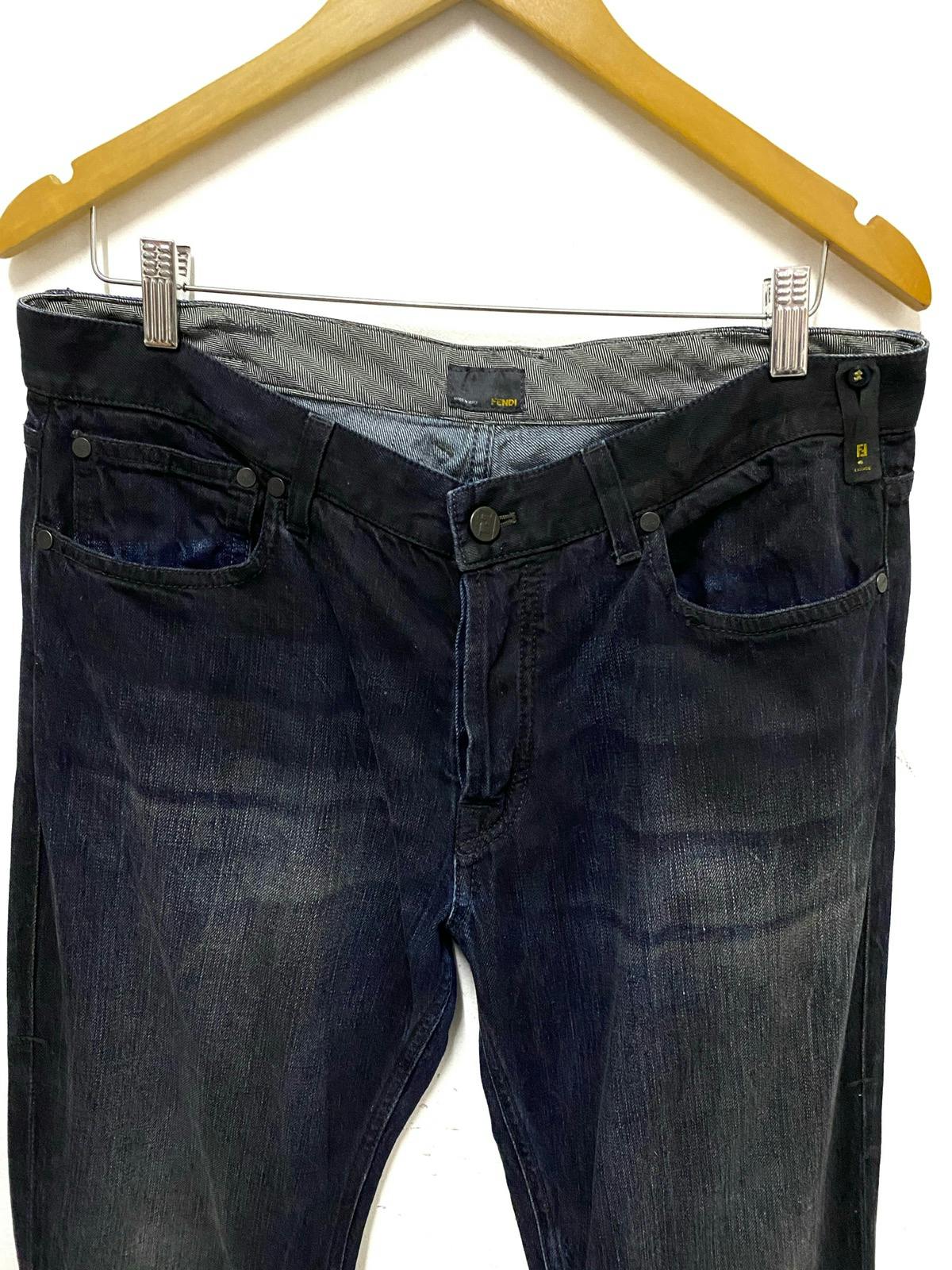 FENDI Zucca Denim Loose Jeans Made in Italy - 2