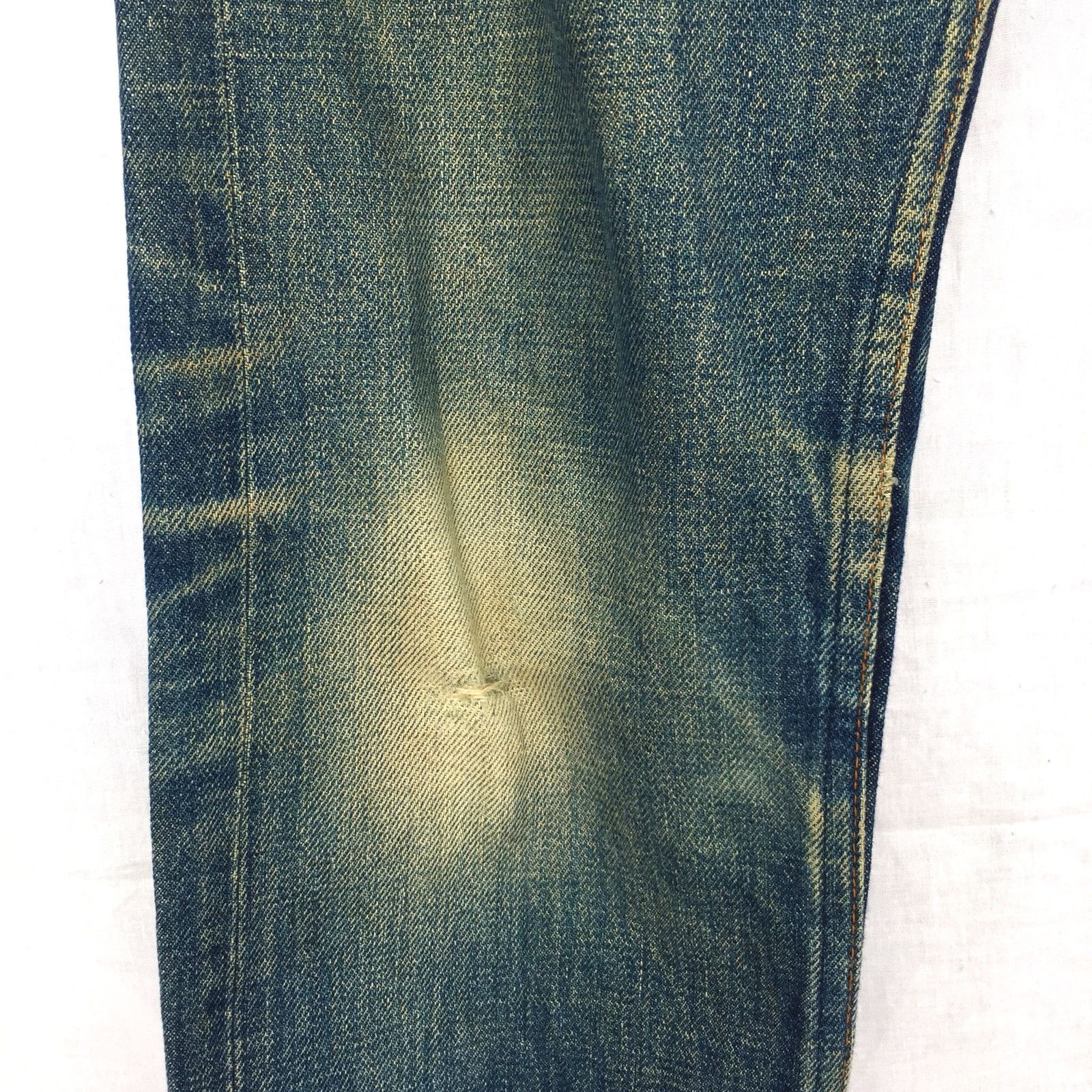 APC Paris Stone Wash Red Selvage Distressed Denim - 4