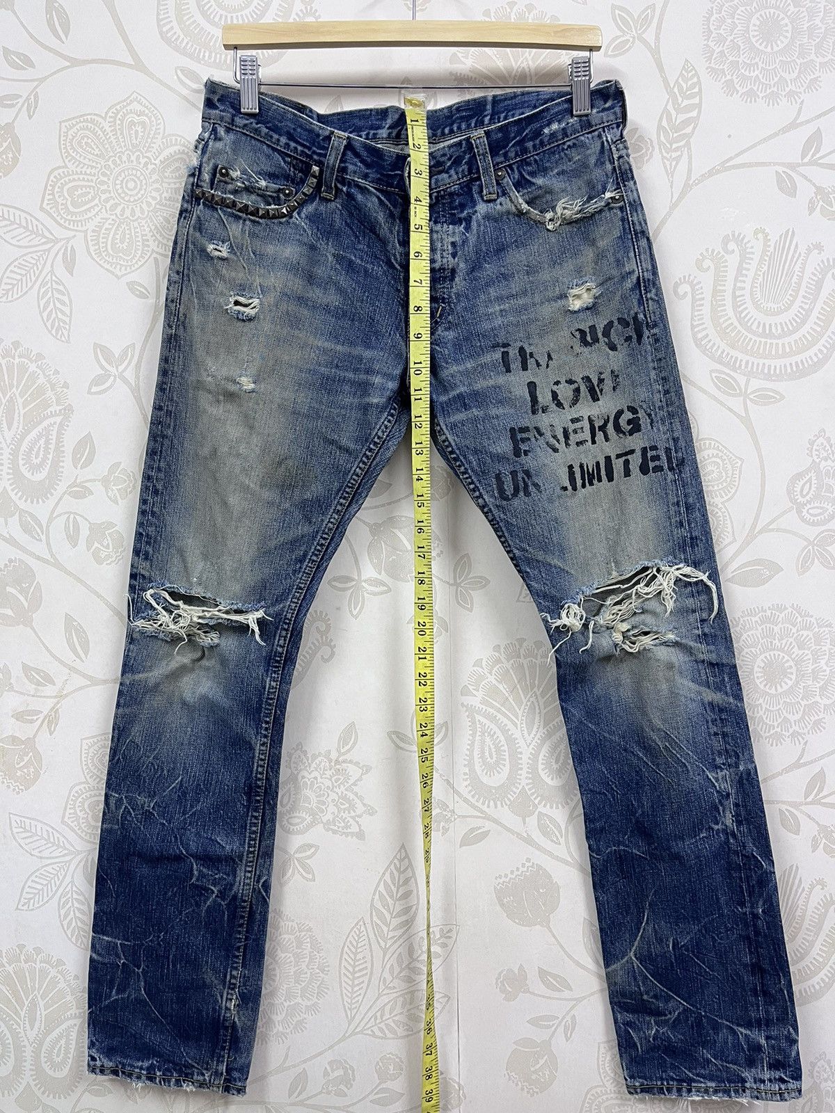 Vintage Hysteric Glamour Thee Hysteric XXX Distressed Denim - 2