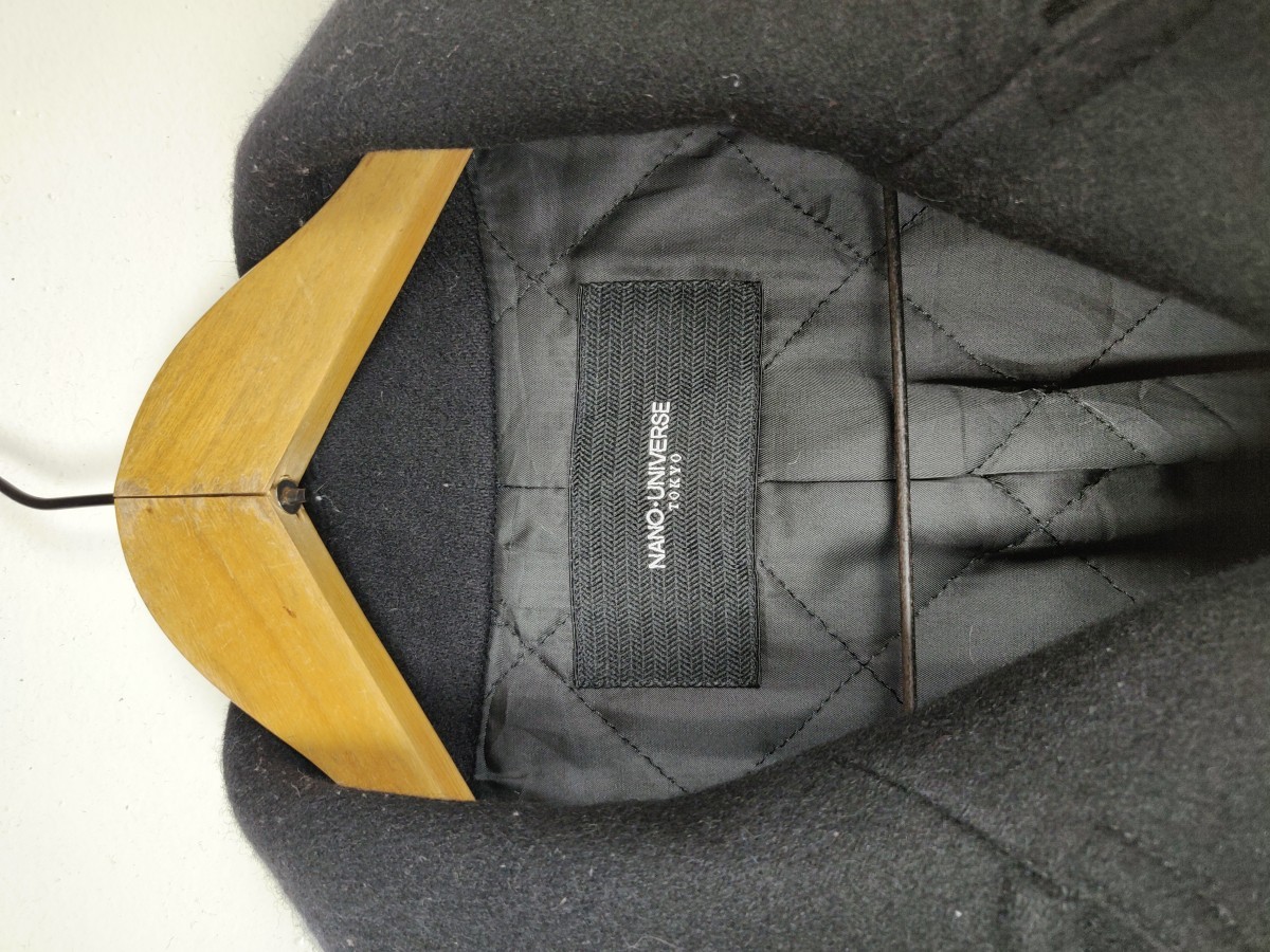 Nano Universe - Japan Double Breast Coat Wool Jacket - 7