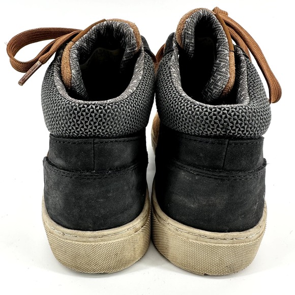 Forsake Lucie Mid Outdoor Sneakers Lace Up Waterproof Suede Black Brown 7 - 6