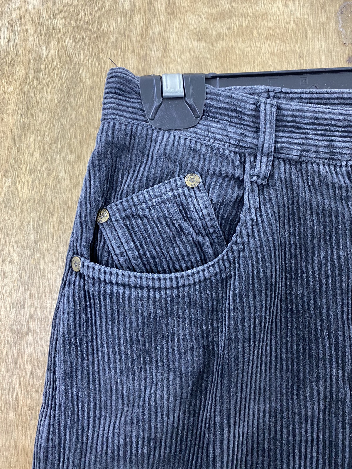 Japanese Brand - C.S Hill Black Corduroy Pants #1145 - 4