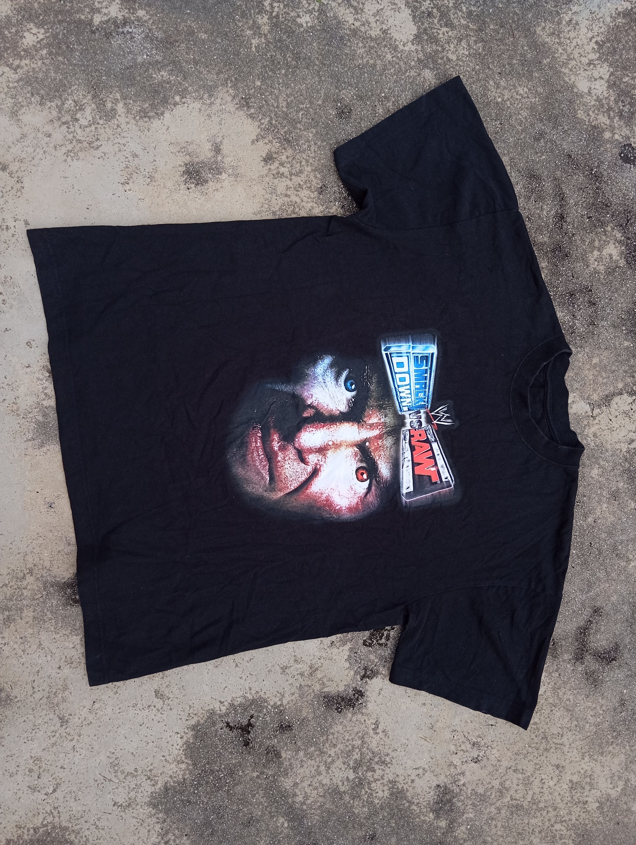 VTG Wrestlemania 21 tshirt 🏟️ WWE Smackdown vs Raw 💥 - 2