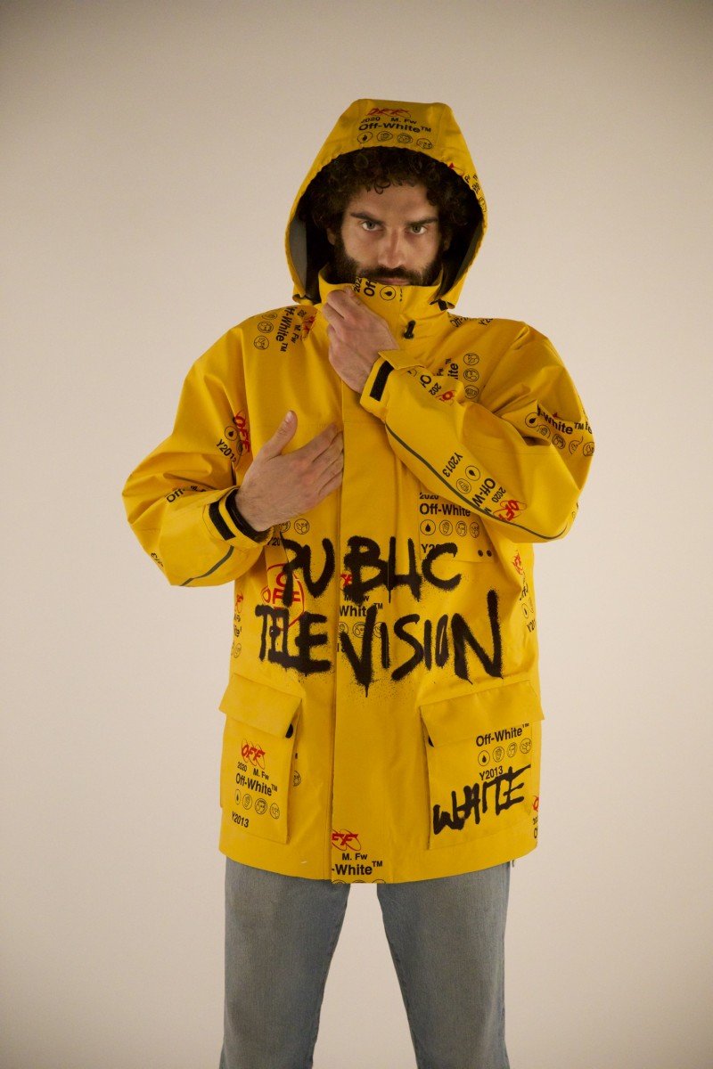 GORE-TEX YELLOW SKI JACKET GRAFFITI - 3