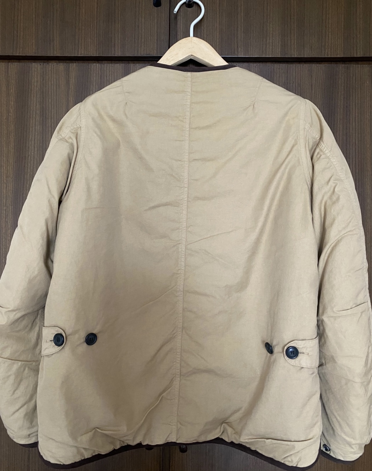 VISVIM 18AW LINER JKT IRIS CONTRARY DEPT mud-dyed reversible liner jacket