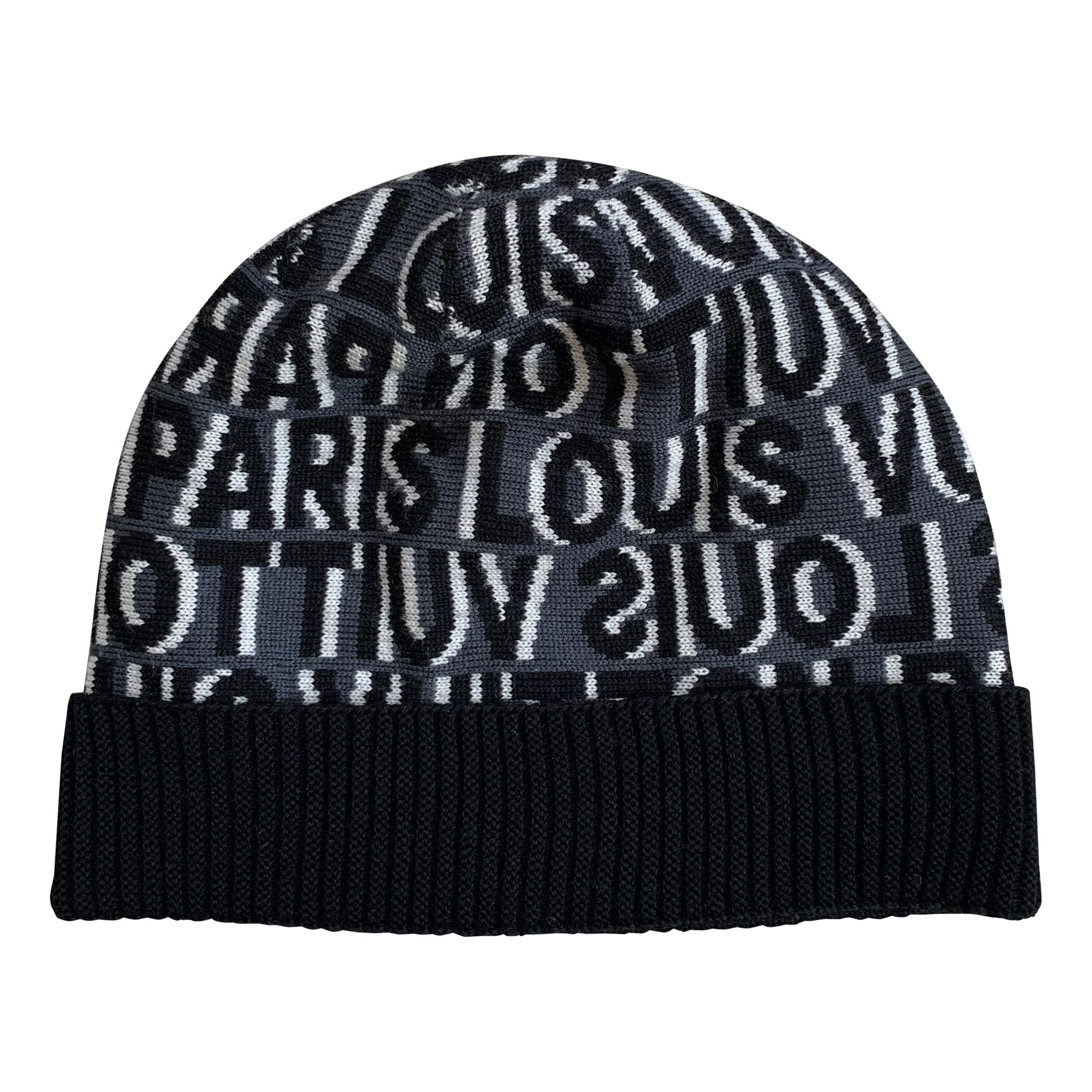 Louis Vuitton Spellout Logo Beanie Hat - 1