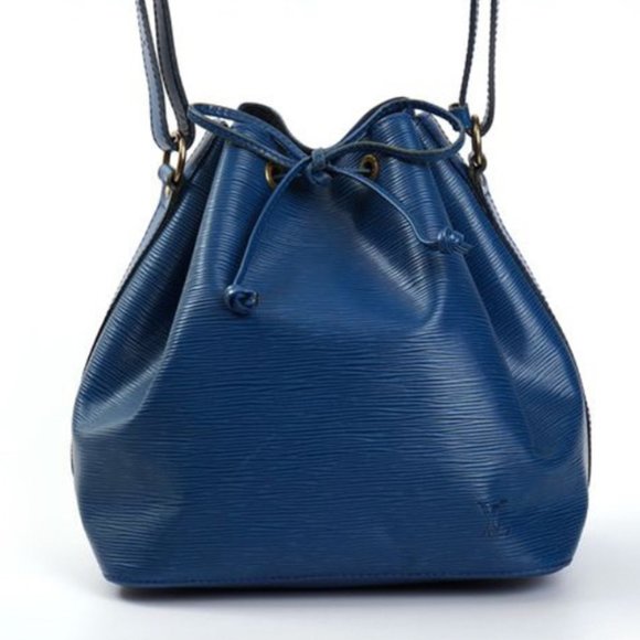 BEAUTIFUL Authentic Louis Vuitton Vintage Epi Petit Noe Shoulder Bag Toledo Blue - 3