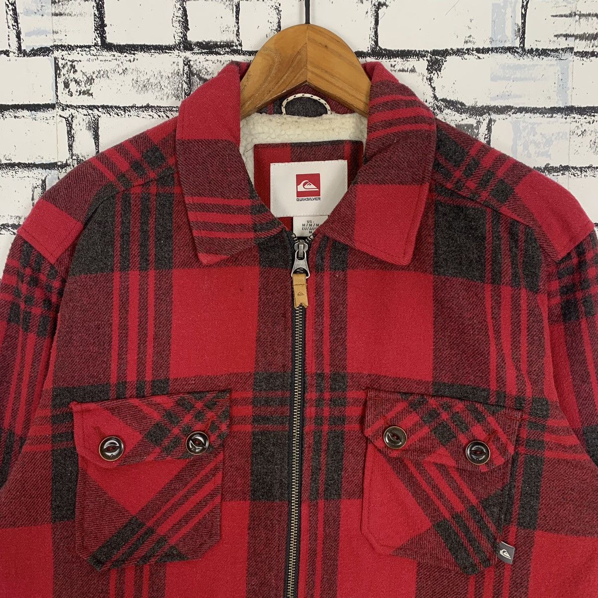 Surf Style - Quicksilver Tartan Chekerboard Chore Jacket - 2