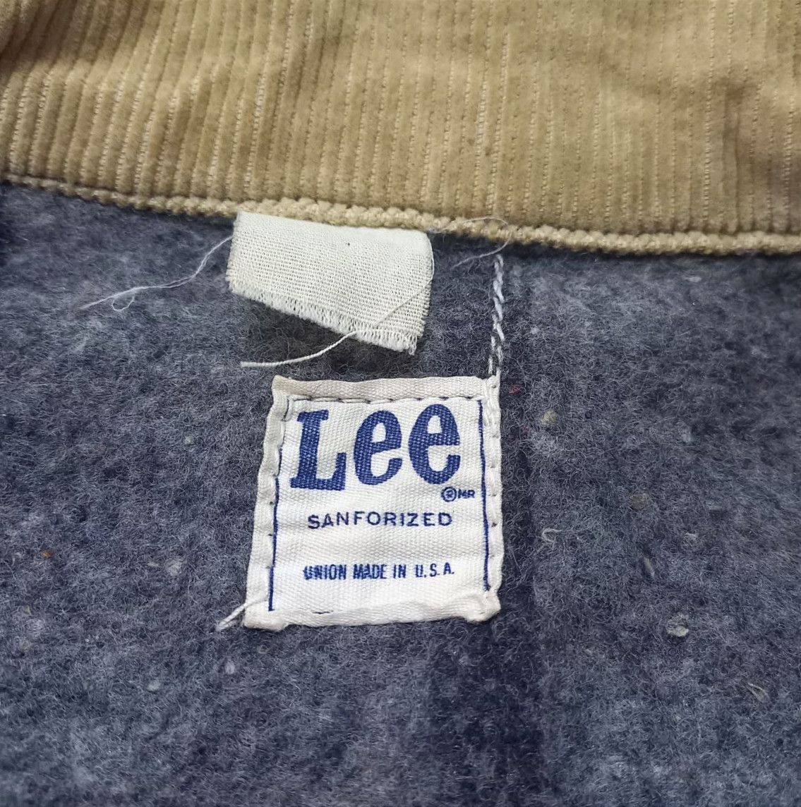 Vintage 60s Lee Union Made Blanket Lined Chore Jacket - 6