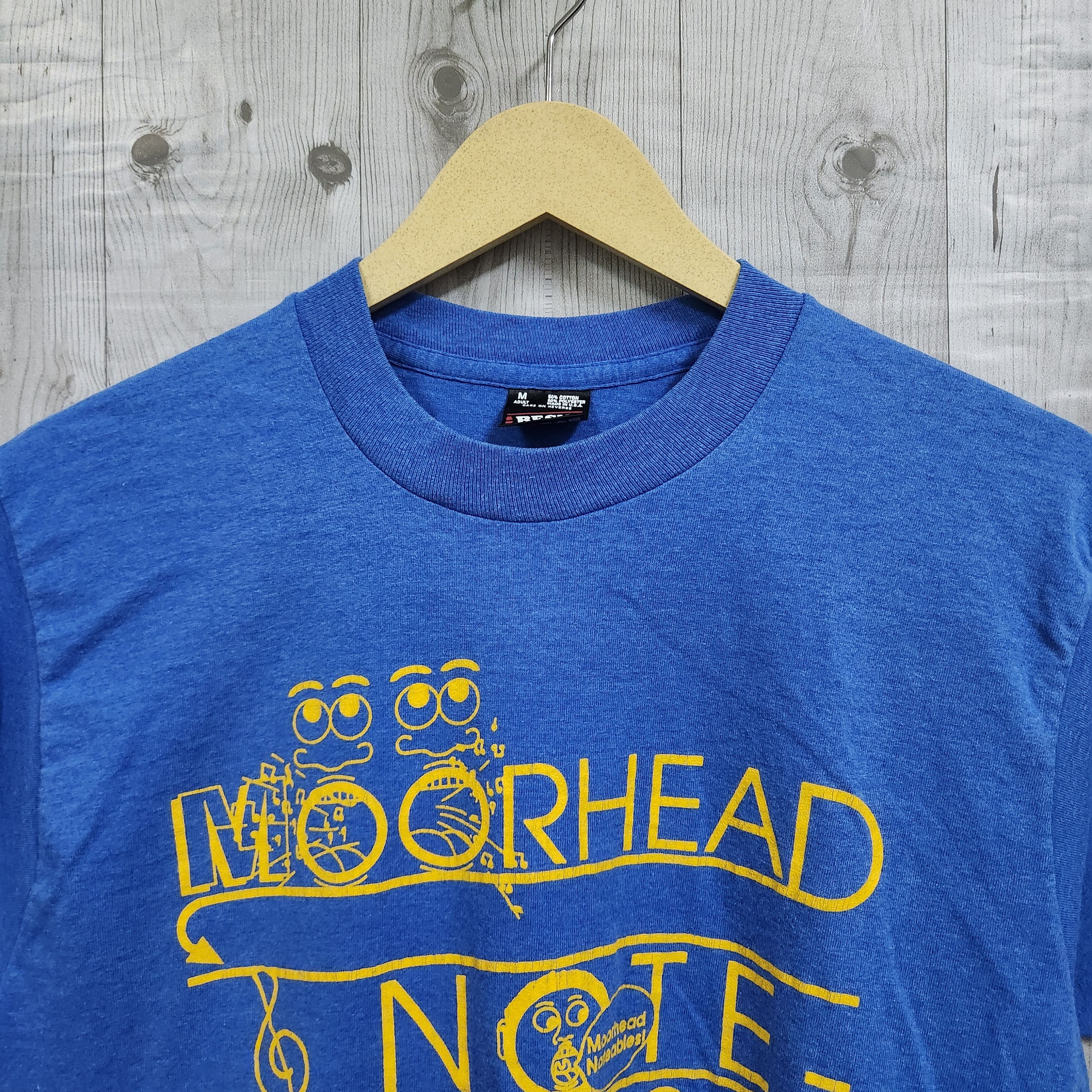 Vintage Moorhead Noteables TShirt Single Stitches - 5