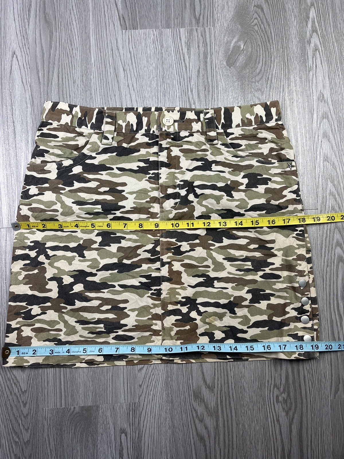 Japanese Brand - ANQUIET* Japan military camo utilities skirt - 9