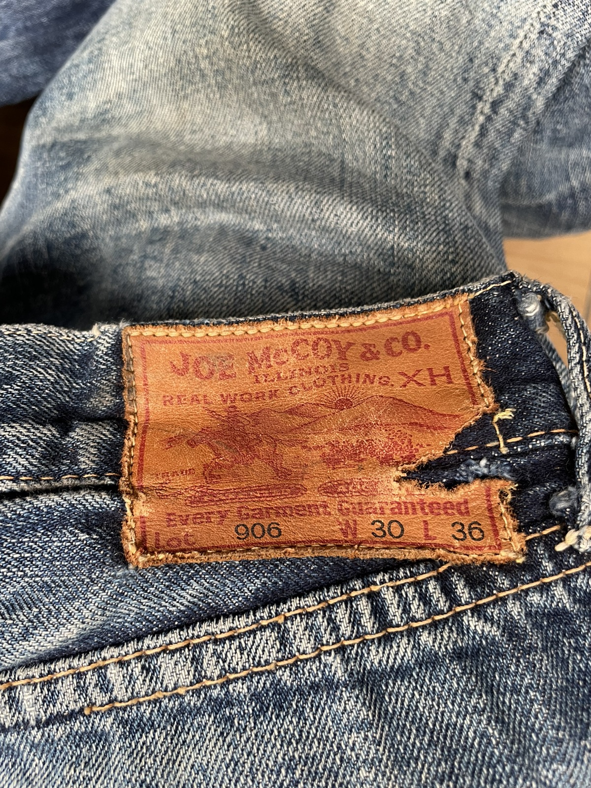 Vintage - Joe McCoy Distressed Rips Selvedge Denim Jeans - 15