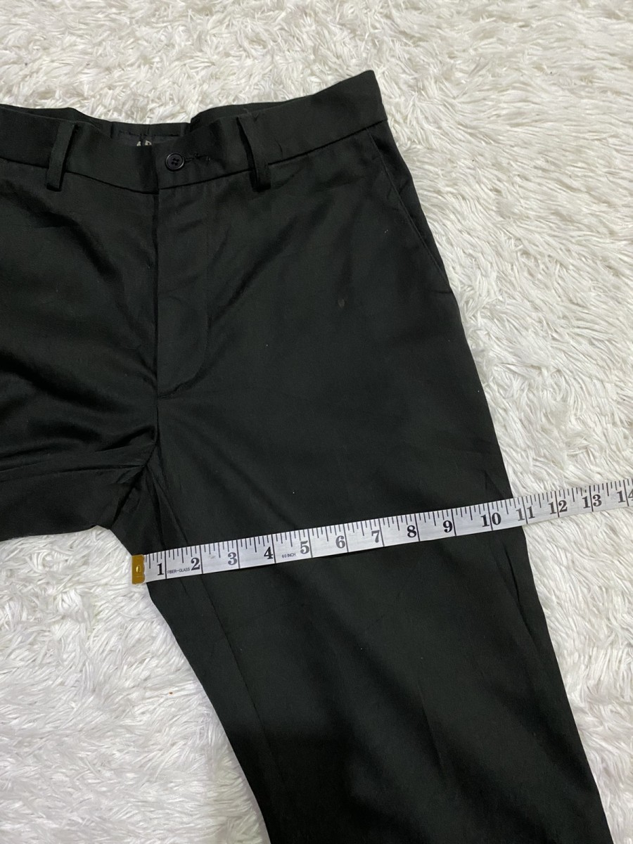 A.P.C Vintage Black Polyester + Cotton Pants Made in Japan - 15