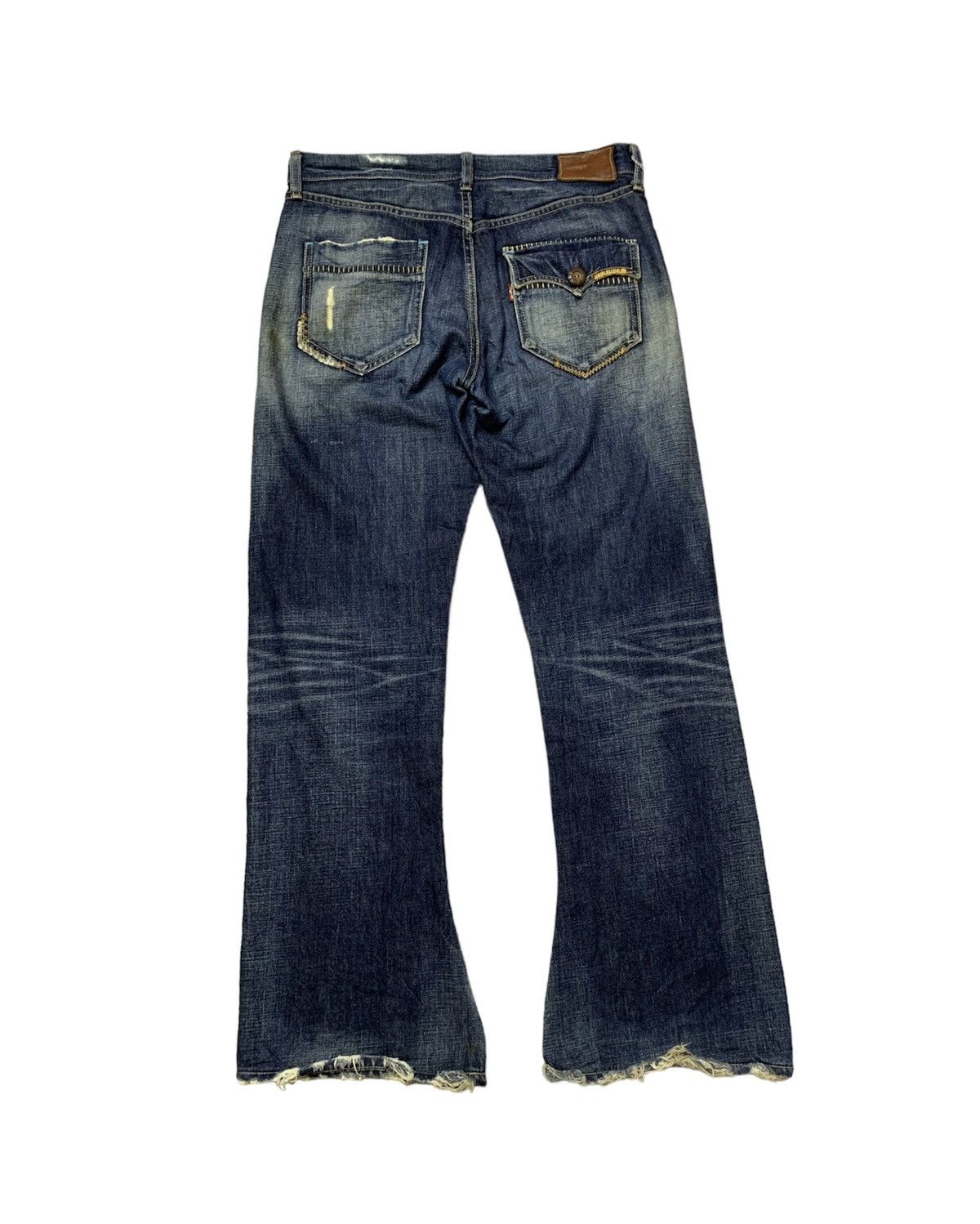 🔥FLARE Limited Ed. LEVI’S Blue Selvedge PAT MAY 1873 Bootcut - 2