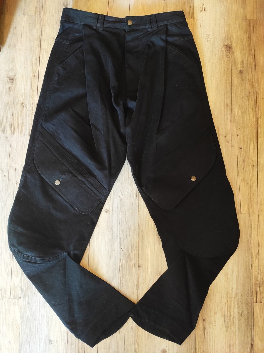 GRAIL! Multipocket twisted black denim pants from FW09 - 2