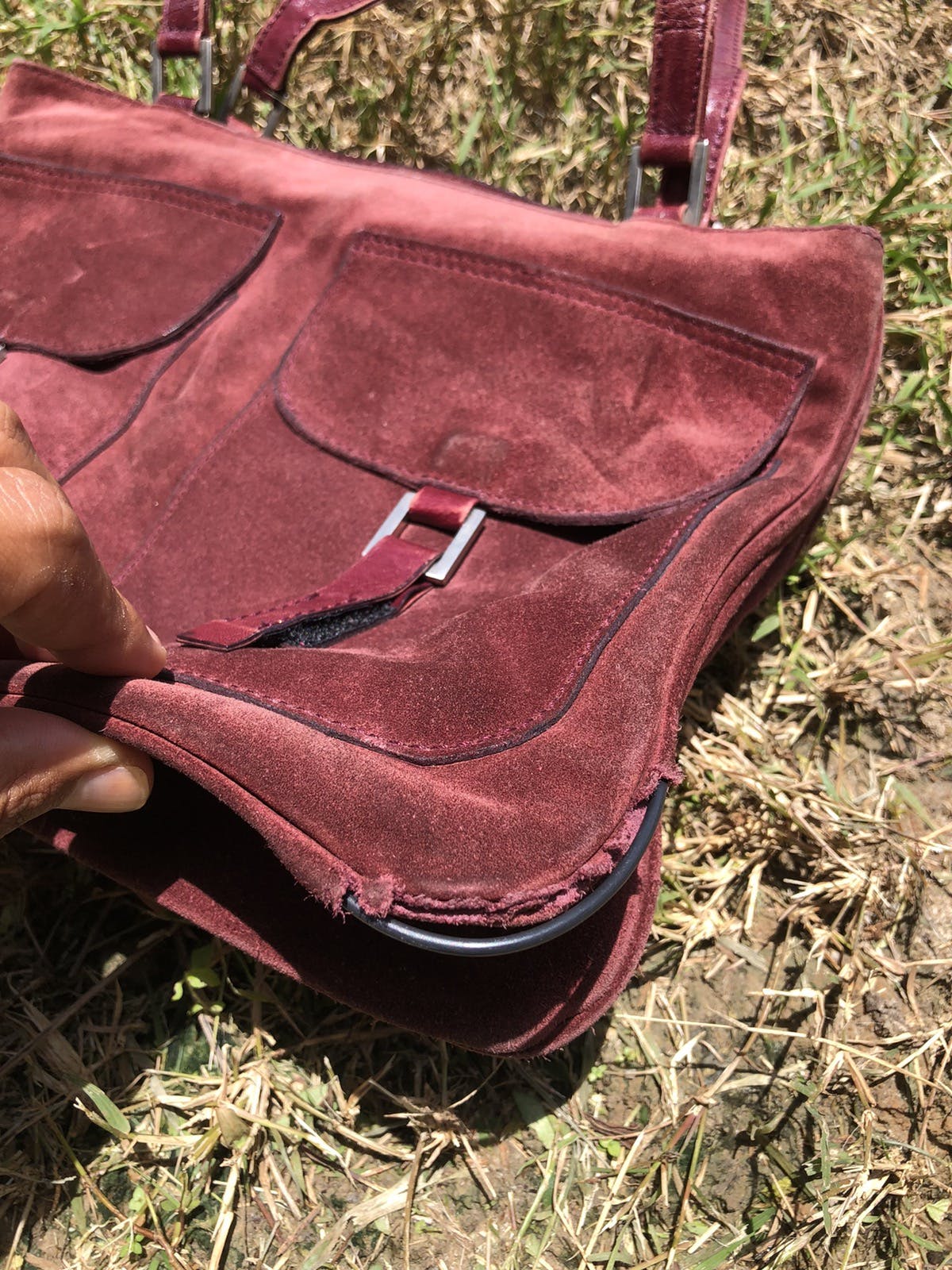 Vintage Marni Leather Handbag Made in Italy - 4