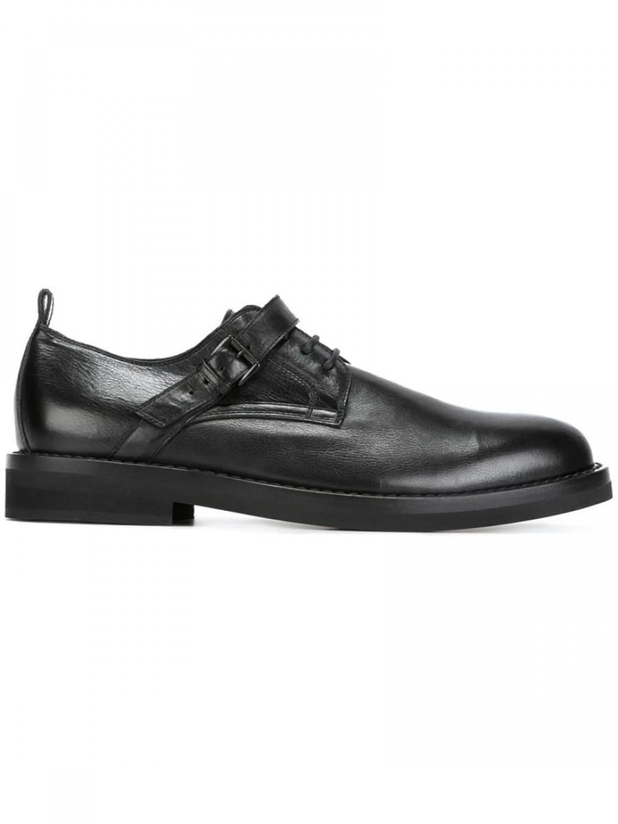 Vitello olio strap derby shoes - 1