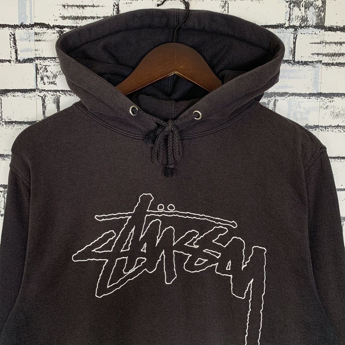 Vintage Stussy America Clothing Hoodie Pullover - 2